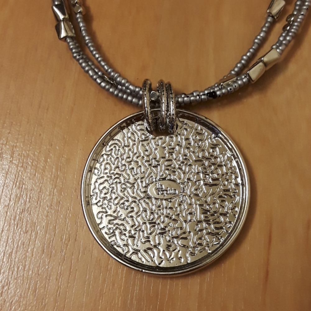 NWOT, Lia Sophia Silver Synergy Necklace - Picture 3 of 5